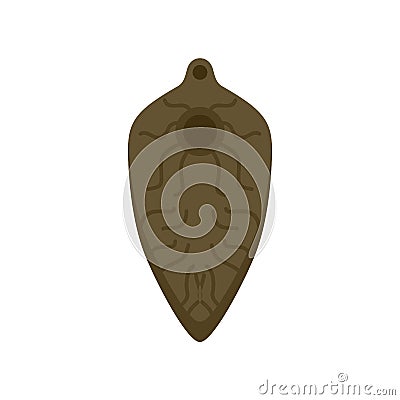 Intestinal parasite icon flat isolated vector Vector Illustration