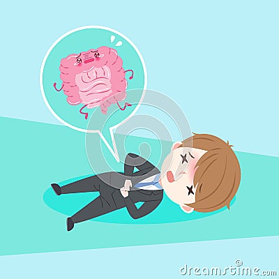 Intestine health concept Vector Illustration