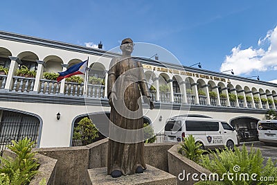 Intramuros, Manila, Philippines - Jan 2021: Philippine Headquarters of Knights of Columbus. Editorial Stock Photo