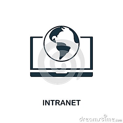 Intranet icon. Creative element design from icons collection. Pixel perfect Intranet icon for web design, apps, software, print Stock Photo