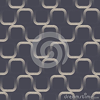 Intricate Complexity Curve Structure Seamless Pattern Vector Abstract Background Vector Illustration