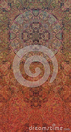 Intricate experimental design created digitally. Suitable to use as a background Stock Photo