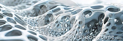 An intricate network of waves resembling a web weaving back and forth Stock Photo