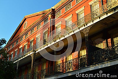 LaBranche Building in New Orleans Editorial Stock Photo