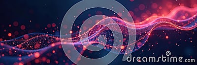 Intricate particle lines weave intricate digital mesh , data, particle, futuristic Stock Photo