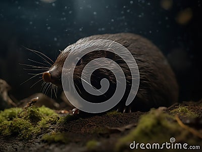 The Intriguing World of the Star-nosed Mole Stock Photo