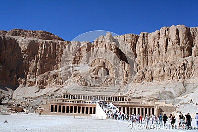 Hatshepsut Mortuary Temple Editorial Stock Photo
