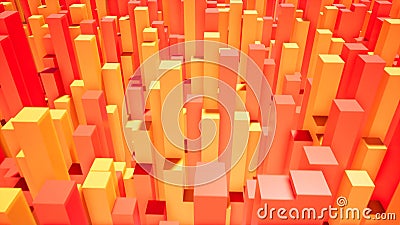 Introduzione arancio e rossa delle scatole per il video royalty illustrazione gratis Introduzione arancio e rossa delle scatole per il video royalty illustrazione gratis