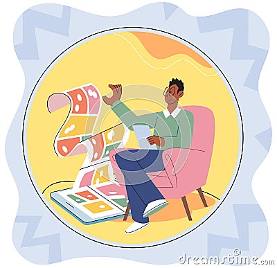 Introvert. The introvert metaphor compares social interactions to strange and uncomfortable experience Vector Illustration