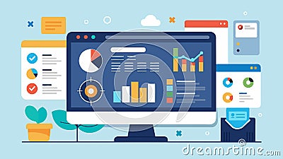 Intuitive and userfriendly the data analytics dashboard allows for easy customization and personalization catering to Vector Illustration