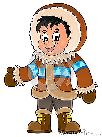 Inuit theme image 1 Vector Illustration