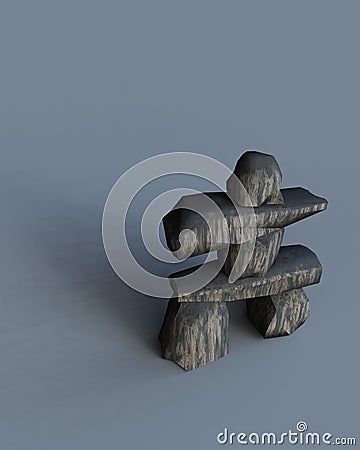 Inukshuk Stock Photo