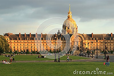 Invalides Paris Editorial Stock Photo