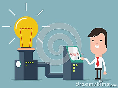 Invention machine Vector Illustration