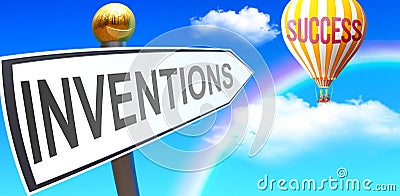 Inventions leads to success Stock Photo