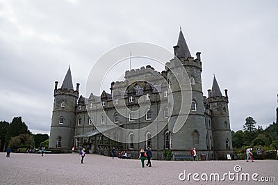 Inveraray Castle, Scotland Editorial Stock Photo