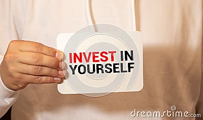 Invest in Yourself Stock Photo