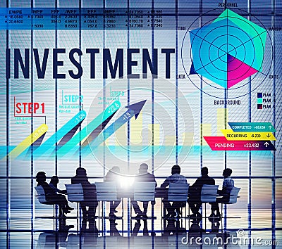 Investment Budget Business Costs Finance Concept Stock Photo