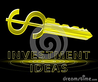 Investment Ideas Means Investing Tips 3d Illustration Stock Photo