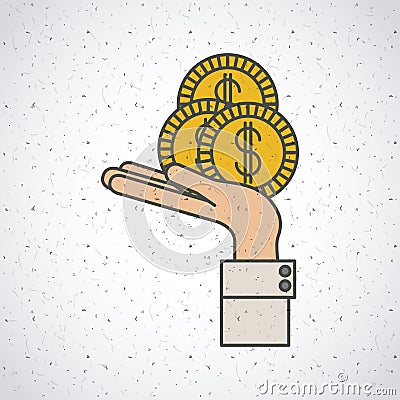 Investment ideas and profit design Vector Illustration