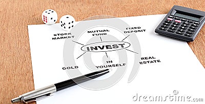 Investment Options Concept Stock Photo