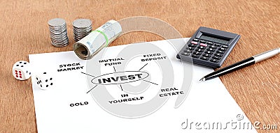 Investment Options Concept Stock Photo