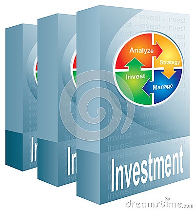 Investment package Vector Illustration