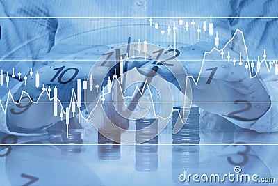 Investment protection concept, growth money capital, banking Stock Photo