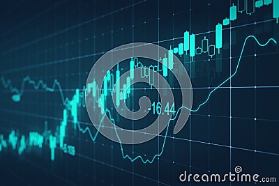 Investment and stats concept Stock Photo