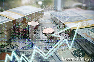 Investments Growing In A Bull Market High Quality Stock Photo