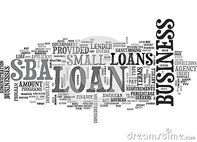 When Investors Say No Maybe Your Bank Will Say Yes With A Little Help From The Government Word Cloud Stock Photo