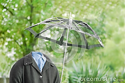 Invisible man Stock Photo