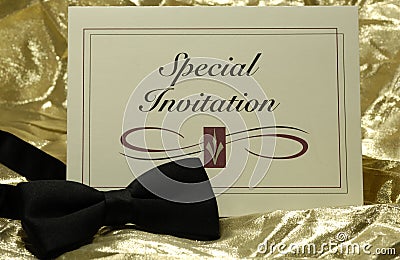 Invitation Stock Photo