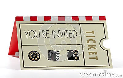 Invitation Stock Photo