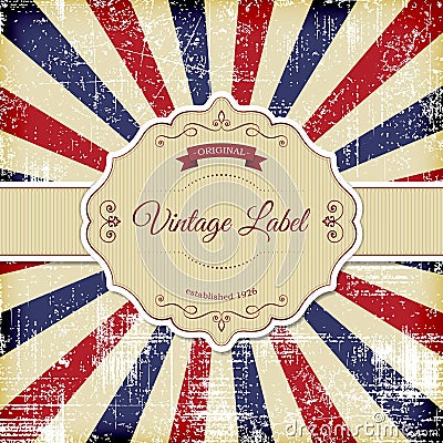 Vintage Label Vector Illustration