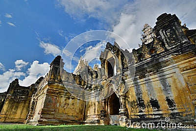 Maha Aungmye Bonzan monastery. Inwa. Mandalay region. Myanmar Stock Photo