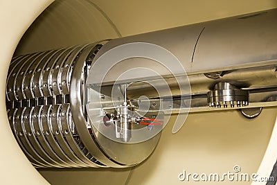 ION Accelerator, interior, close up Stock Photo