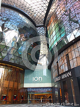ION Orchard Editorial Stock Photo