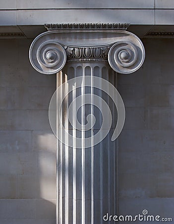 Ionic column Stock Photo