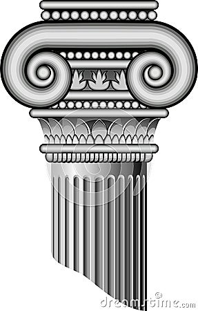 Ionic columns Vector Illustration