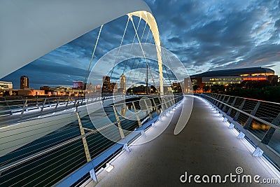 Iowa Women of Achievement Bridge Editorial Stock Photo