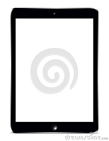 IPad Air black Vector Illustration