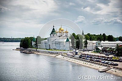 Ipatievsky monastery in old Russian town Kostroma. Stock Photo