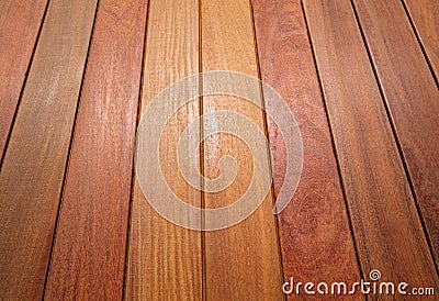 Ipe teak wood decking deck pattern tropical wood Stock Photo