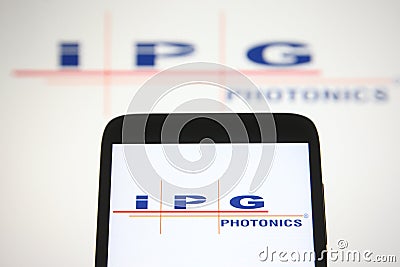IPG Photonics Corporation logo Cartoon Illustration
