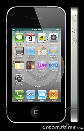 IPHONE 4 Editorial Stock Photo