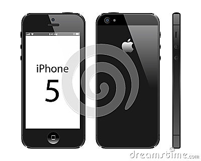 Iphone 5 Vector Illustration