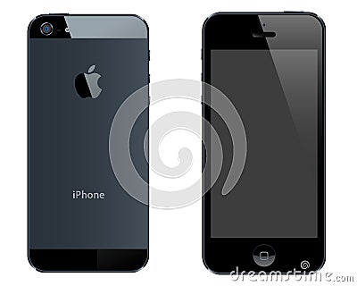 Iphone 5 Cartoon Illustration