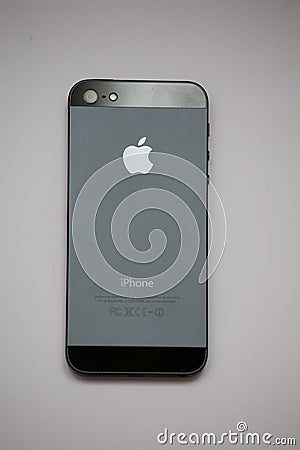 Iphone 5 black Cartoon Illustration