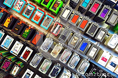 Iphone 5 cases and covers Editorial Stock Photo